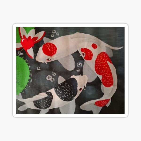 Koi Fish Sticker