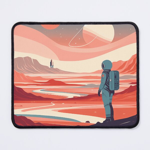 Item preview, Astronaut Solitude Lost in Mars Pastel 010 designed and sold by JohnnyVillas.