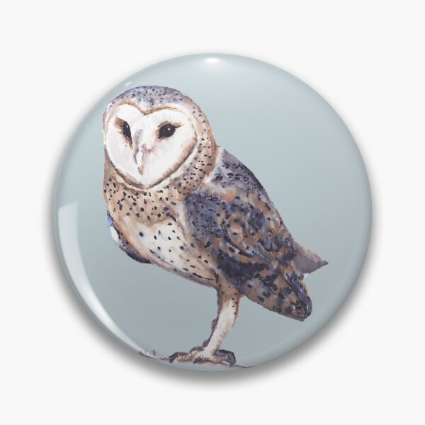 Item preview, Watercolor Barn Owl – Elegant Wildlife Bird Illustration designed and sold by ArtStyleAlice.