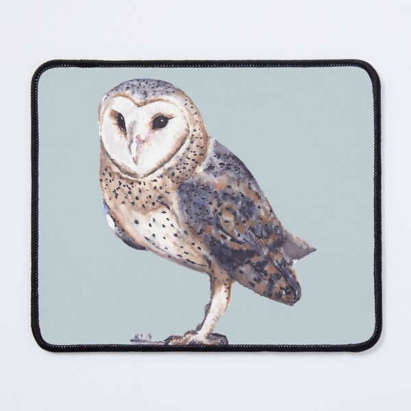 Item preview, Watercolor Barn Owl – Elegant Wildlife Bird Illustration designed and sold by ArtStyleAlice.