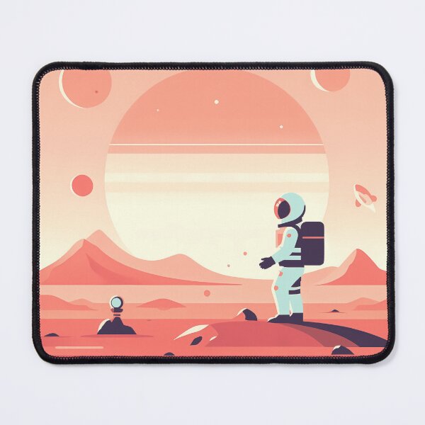 Item preview, Astronaut Solitude Lost in Mars Pastel 012 designed and sold by JohnnyVillas.