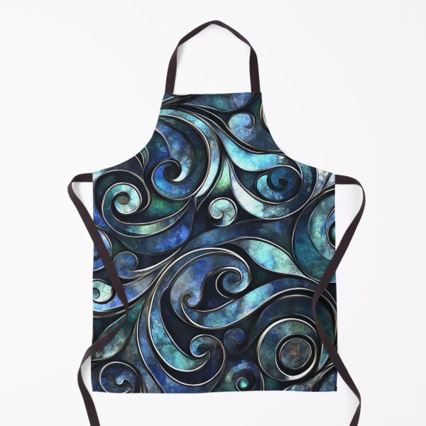 Item preview, New Zealand Māori Paua Pattern Koru Design 392 designed and sold by GrinGalore.