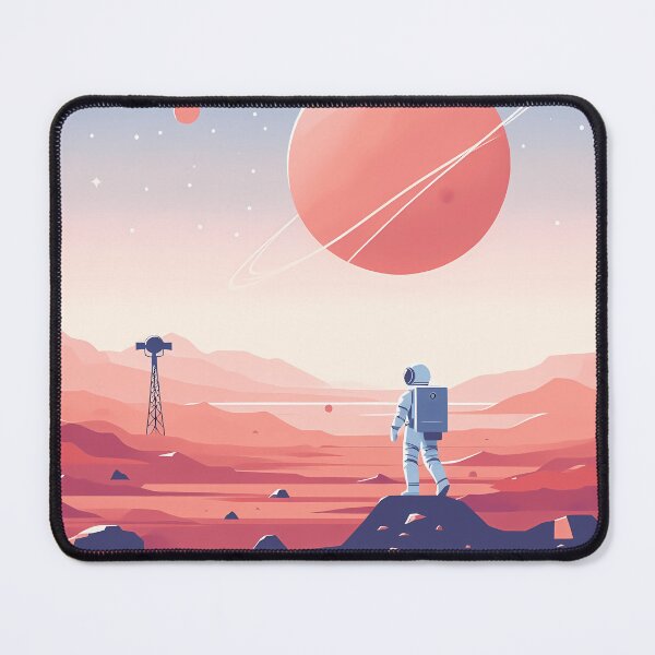 Item preview, Astronaut Solitude Lost in Mars Pastel 014 designed and sold by JohnnyVillas.