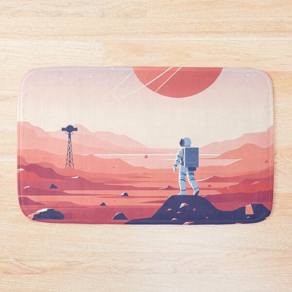 Item preview, Astronaut Solitude Lost in Mars Pastel 014 designed and sold by JohnnyVillas.