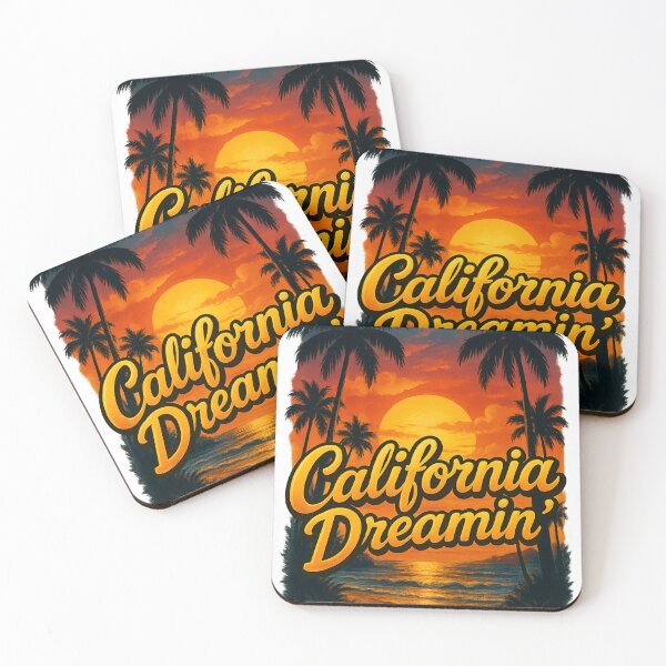Item preview, California Dreamin’ Coastal Sunset – West Coast Serenity designed and sold by Aryabek.