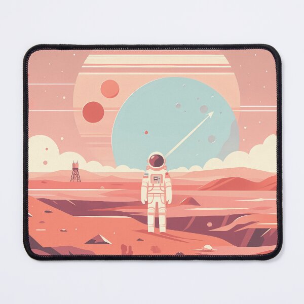 Item preview, Astronaut Solitude Lost in Mars Pastel 015 designed and sold by JohnnyVillas.