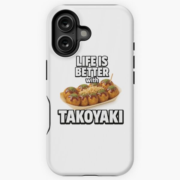 Item preview, Life is Better with Takoyaki - Japanese Street Food Art designed and sold by Cozzicozzy888 | Japanese Food & Culture Art.