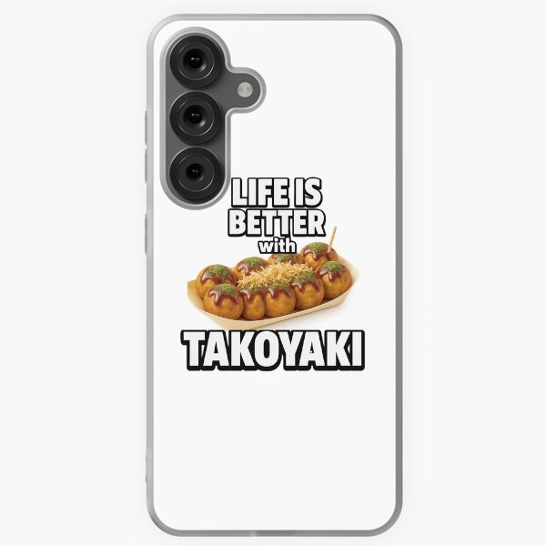 Item preview, Life is Better with Takoyaki - Japanese Street Food Art designed and sold by Cozzicozzy888 | Japanese Food & Culture Art.