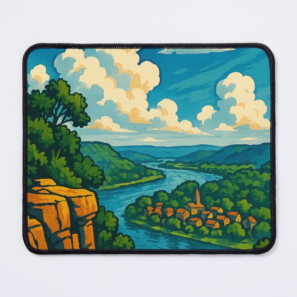 Item preview, Wyalusing River Vista – Wisconsin’s Overlook of Natural Wonder designed and sold by Aryabek.