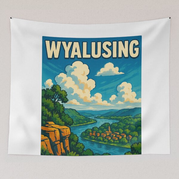 Item preview, Wyalusing River Vista – Wisconsin’s Overlook of Natural Wonder designed and sold by Aryabek.