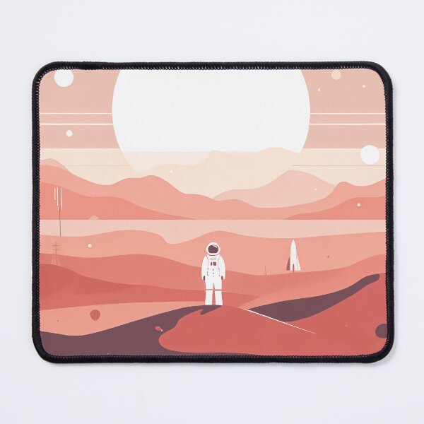 Item preview, Astronaut Solitude Lost in Mars Pastel 018 designed and sold by JohnnyVillas.