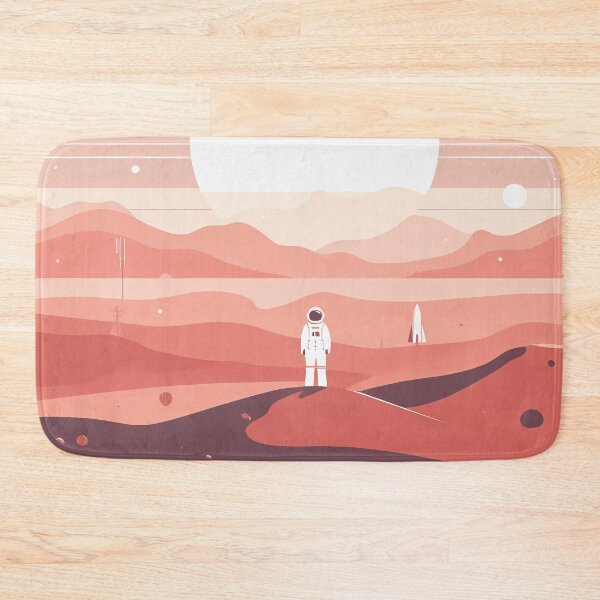 Item preview, Astronaut Solitude Lost in Mars Pastel 018 designed and sold by JohnnyVillas.