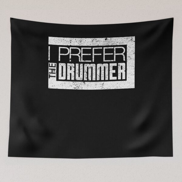 Item preview, Drummers Girlfriend T Shirt I Prefer The Drummer designed and sold by shoppzee.