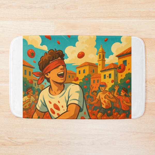 Item preview, Festival de La Tomatina: la famosa batalla del tomate de Buñol en España designed and sold by Aryabek.