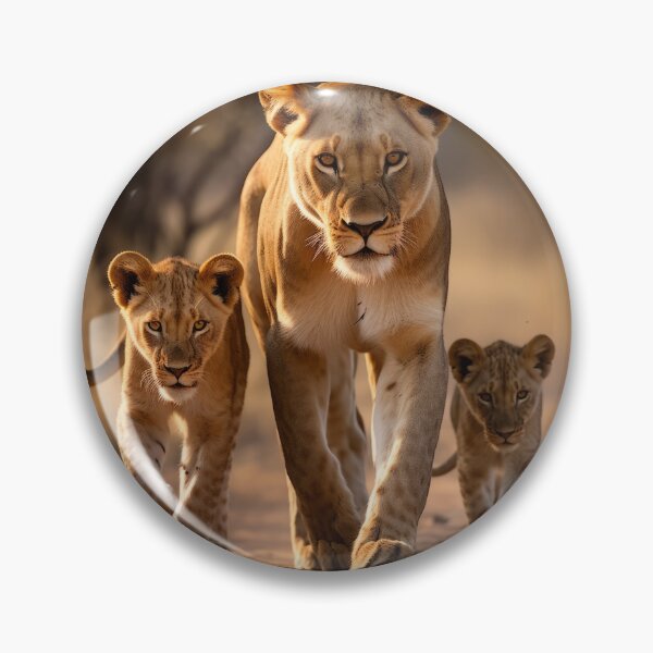 Item preview, Lioness and her cubs designed and sold by KostasCreations.