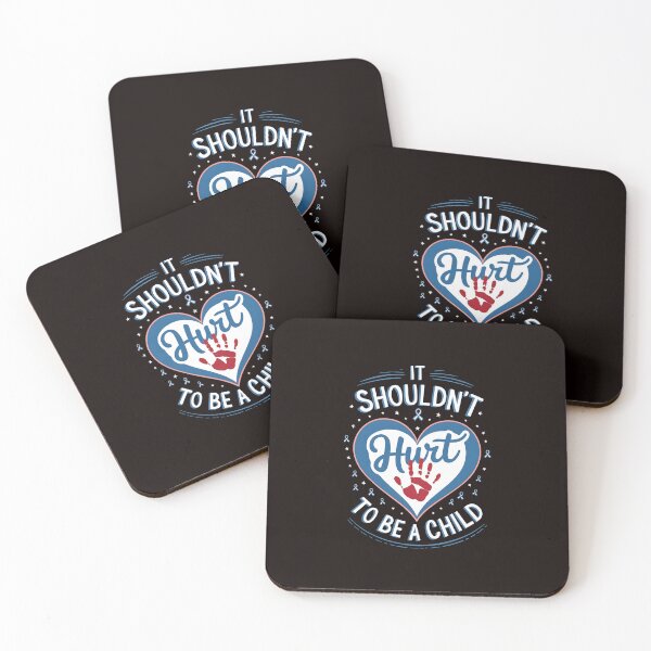 Item preview, It Shouldn't Hurt ToBe a Child Heart Child Abuse Awareness designed and sold by MAKOPOKOShop.