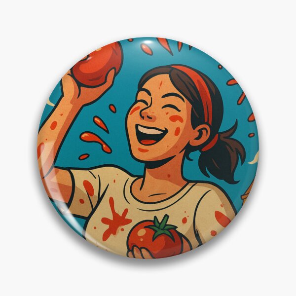 Item preview, La Tomatina Joy – Spanish Festival of Tomatoes in Buñol designed and sold by Aryabek.