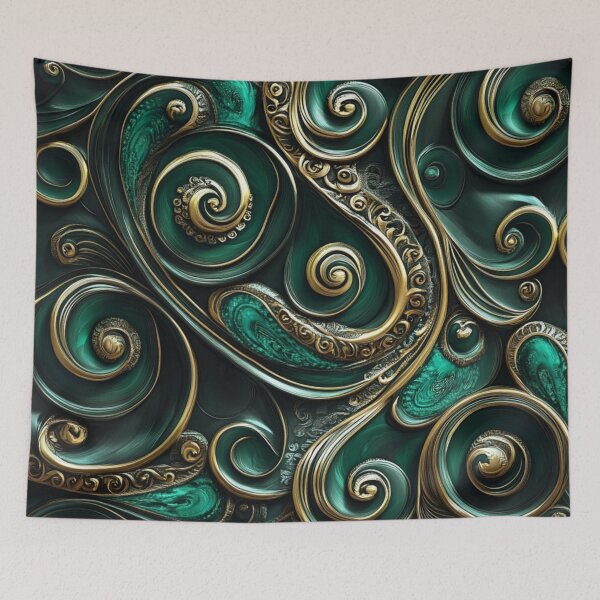Item preview, New Zealand Māori Paua Pattern Koru Design 393 designed and sold by GrinGalore.