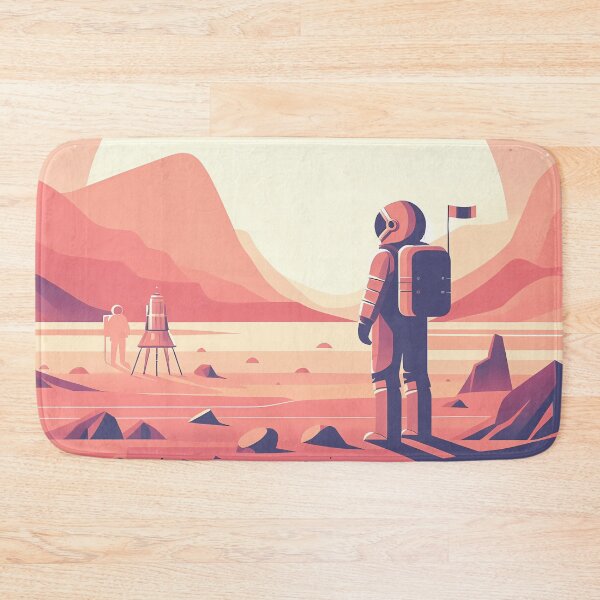 Item preview, Astronaut Solitude Lost in Mars Pastel 021 designed and sold by JohnnyVillas.