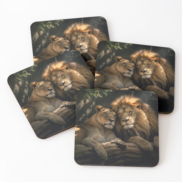 Item preview, Lion and lioness designed and sold by KostasCreations.