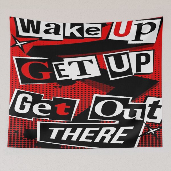 Item preview, H7309 Wake Up Get Up Get Out There designed and sold by Jacobsoh.