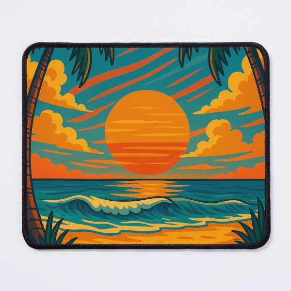 Item preview, Manasota Beach Sunset – Tranquil Gulf Coast Florida Escape designed and sold by Aryabek.