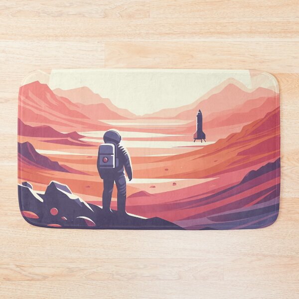 Item preview, Astronaut Solitude Lost in Mars Pastel 023 designed and sold by JohnnyVillas.