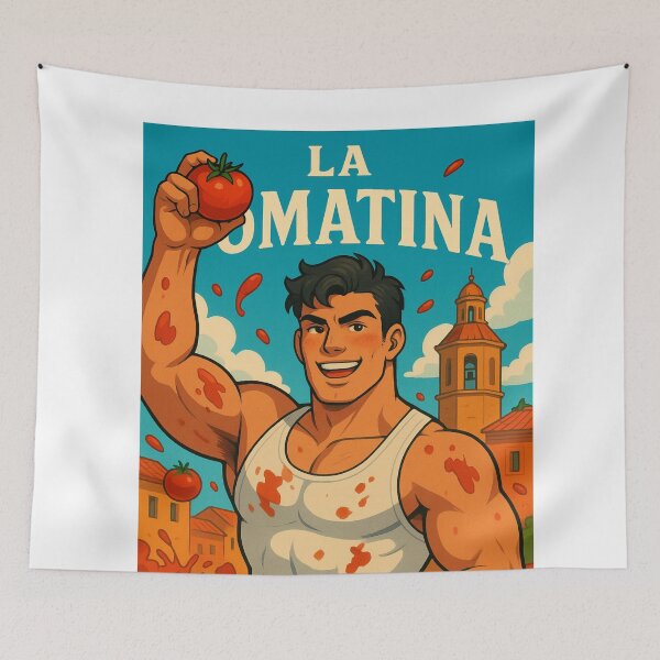 Item preview, La Tomatina Hero – Buñol Spain’s Gay Tomato Festival designed and sold by Aryabek.