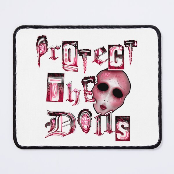 Item preview, "Protect The Dolls" - Gothic Print (White Background) designed and sold by WigsByViv.
