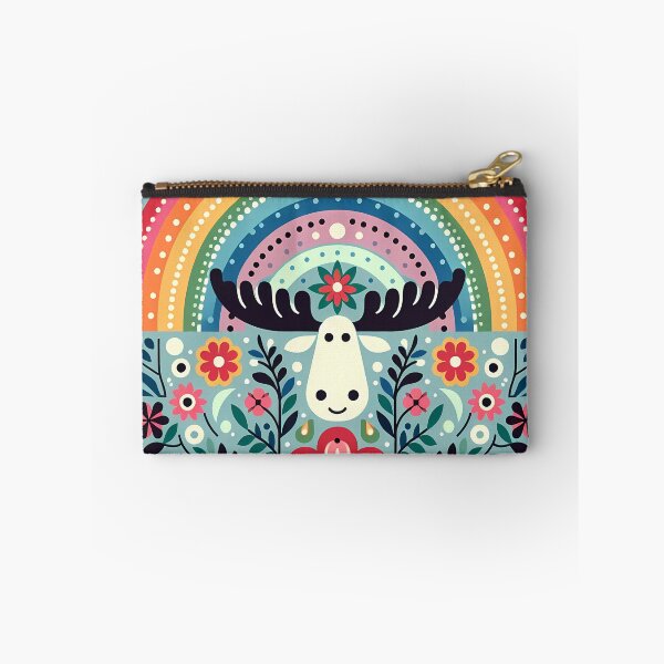 Item preview, Scandinavian Folk Art Moose Portrait – Wild Antlers and Migrating Magic by heidiannemorris designed and sold by FOLK ART FUSION by heidiannemorris.