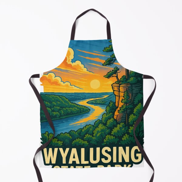 Item preview, Wyalusing State Park Sunset – Mississippi and Wisconsin River Overlook designed and sold by Aryabek.
