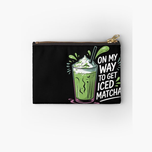 Item preview, On my way to get Iced Matcha designed and sold by MadCatPrints.