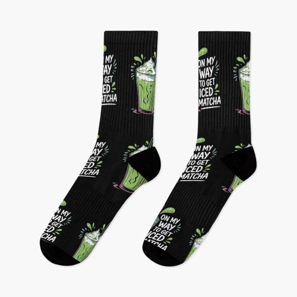 Item preview, On my way to get Iced Matcha designed and sold by MadCatPrints.
