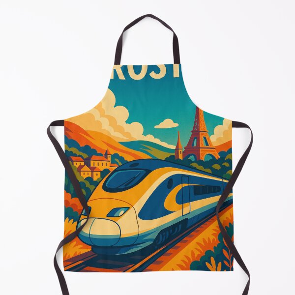 Item preview, Eurostar Through France – Scenic High-Speed Rail with Eiffel Tower designed and sold by Aryabek.