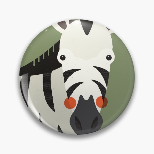 Artikelvorschau, Zebra, Tierportrait entworfen und verkauft von printedsparrow.
