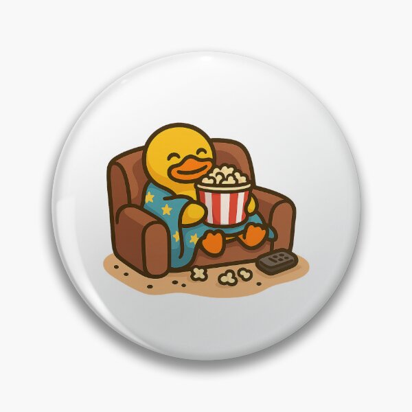 Item preview, Duck chilling on the couch – DuckVibes Collection designed and sold by Patolabs.