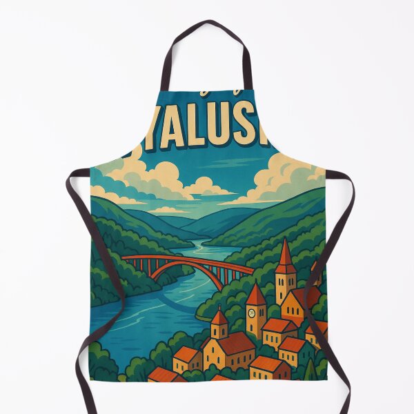 Item preview, Greetings from Wyalusing – Wisconsin River Town and Valley Bridge designed and sold by Aryabek.