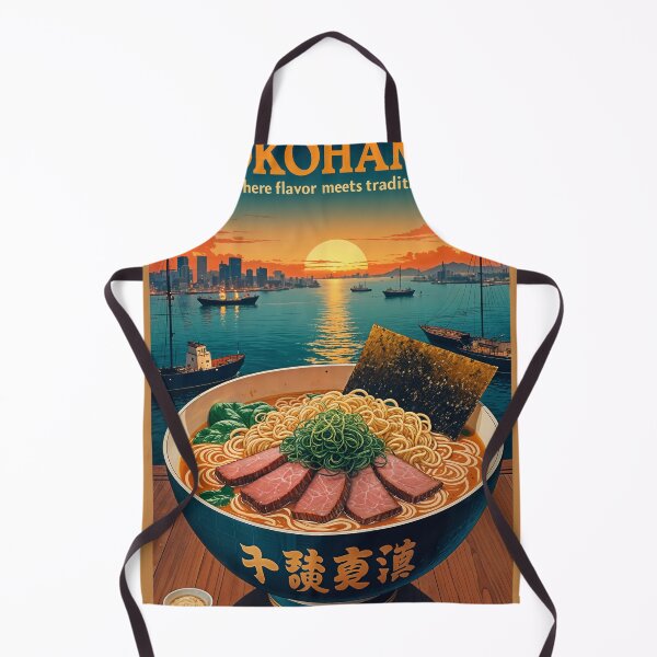 Item preview, Yokohama Vintage Ramen Poster – Where Flavor Meets Tradition designed and sold by Ceemko's Vintage Corner.