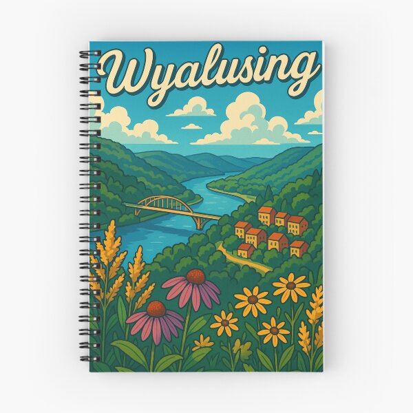 Item preview, Wyalusing Wildflowers and River View – Driftless Region Wisconsin designed and sold by Aryabek.