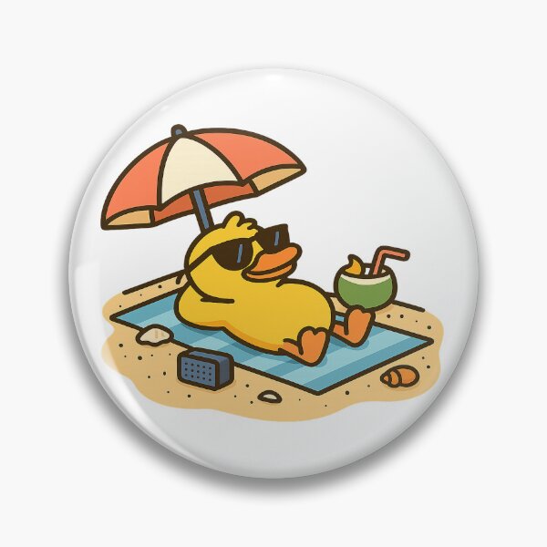 Item preview, Duck Sunbathing – DuckVibes designed and sold by Patolabs.