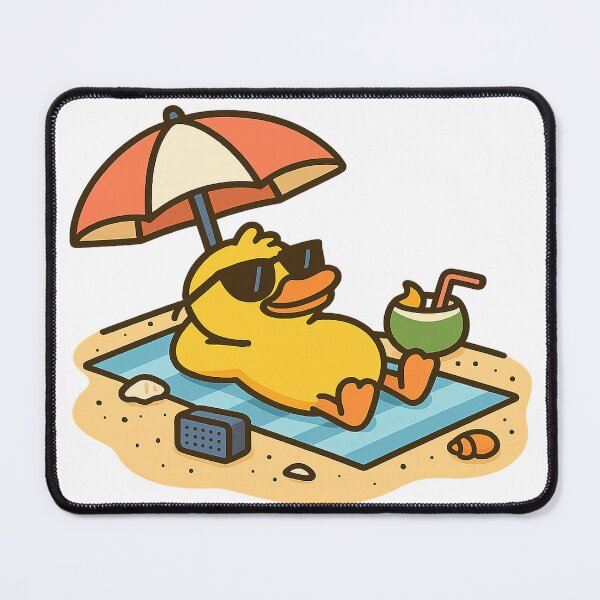 Item preview, Duck Sunbathing – DuckVibes designed and sold by Patolabs.