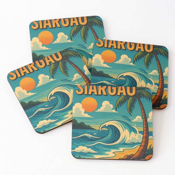 Item preview, Welcome to Siargao – Philippine Island Surf and Sunset Coastline designed and sold by Aryabek.