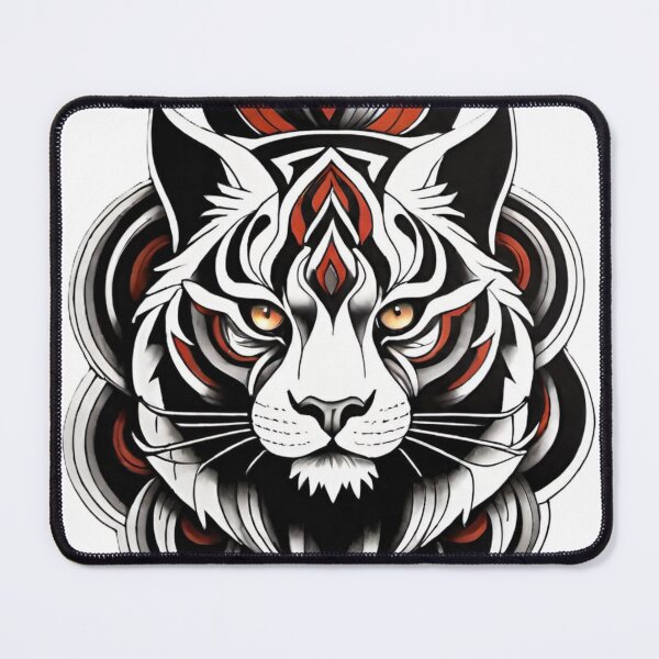 Item preview, cat, lynx, wild cat, predator, abstraction designed and sold by DonnaBlankaArt.