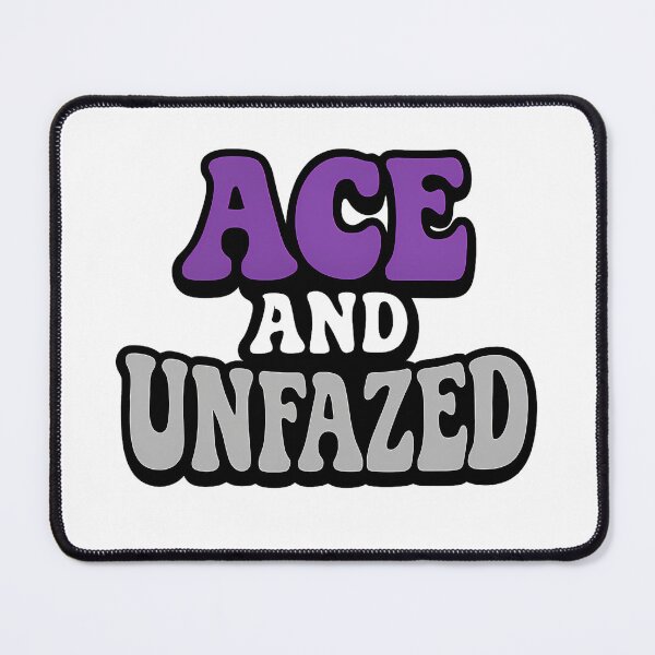 Item preview, Ace and Unfazed – Bold Pride Typography designed and sold by Haus Of Sin.