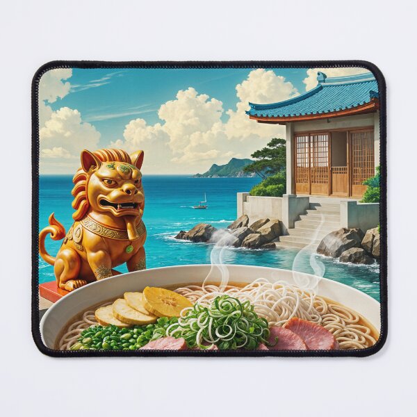 Item preview, Okinawa Soba Ramen Poster – Island-Inspired Noodle Delight designed and sold by Ceemko's Vintage Corner.