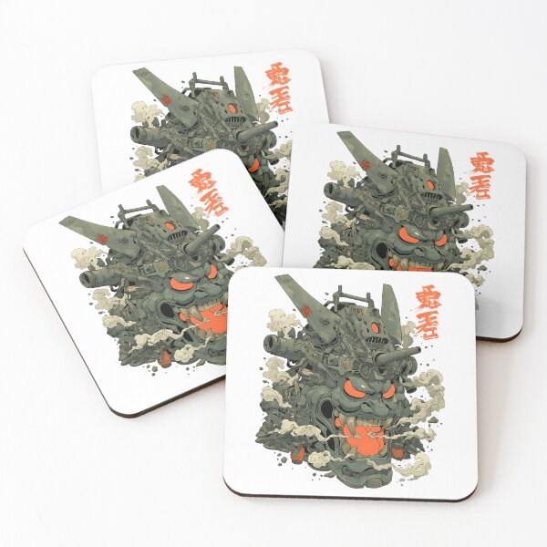Item preview, Japanese Mecha Oni Art: Cyborg Oni Warrior designed and sold by bapupa.