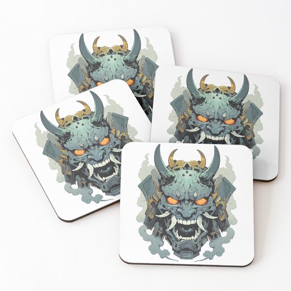 Item preview, Japanese Mecha Oni Art: Sci-Fi Oni Samurai designed and sold by bapupa.