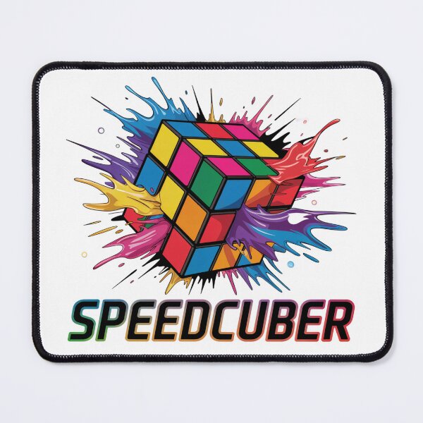 Item preview, Speedcuber, Colorful Rubiks Cube designed and sold by MadCatPrints.