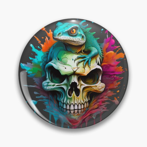 Item preview, Lizard and Skull designed and sold by rainsdesigns.