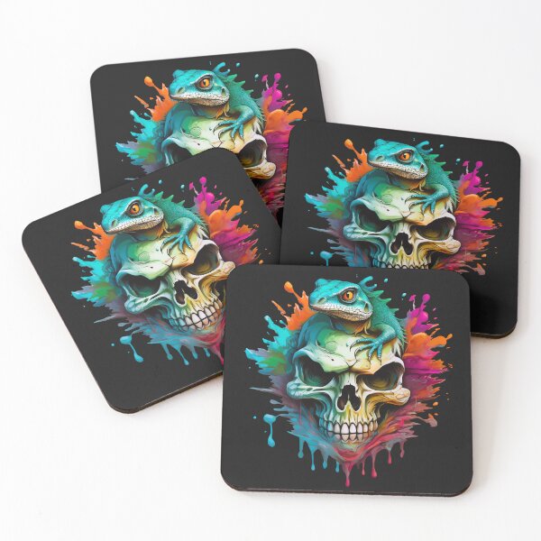 Item preview, Lizard and Skull designed and sold by rainsdesigns.